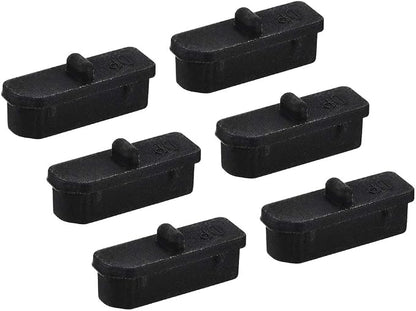 uxcell 6 Pcs Clear Ethernet Hub Port Display Port Adapter Anti Dust Cover Cap by uxcell