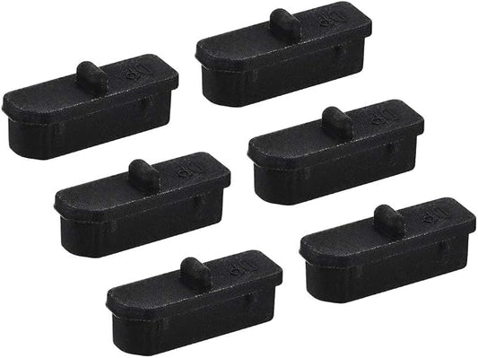 uxcell 6 Pcs Clear Ethernet Hub Port Display Port Adapter Anti Dust Cover Cap by uxcell