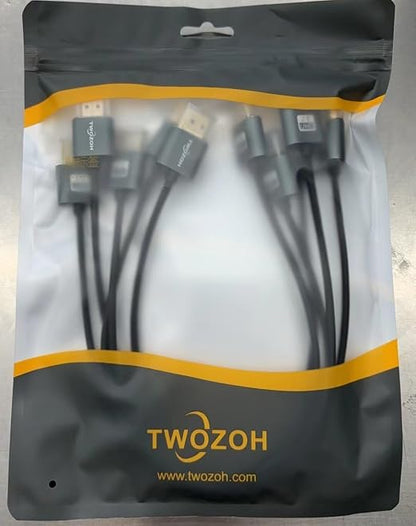 Twozoh Slim 4K HDMI Cable 1FT 5 Pack, Ultra Thin & Flexible Skinny HDMI to HDMI - Image 8
