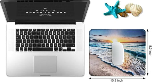 JIKIOU 3 Pack Mouse Pad with Stitched Edge, Comfortable Mouse Pads with - Image 2