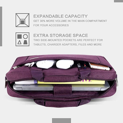 Voova Laptop Bag Case 15 15.6 16 Inch, Computer Sleeve Messenger Bag - Image 2