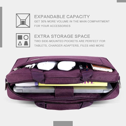 Voova Laptop Bag Case 15 15.6 16 Inch, Computer Sleeve Messenger Bag - Image 2