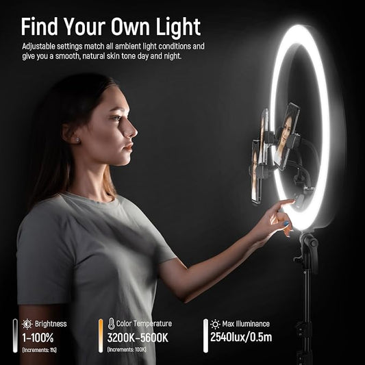 NEEWER Ring Light RP19H 19 Inch - Image 2