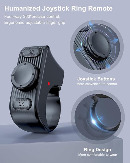 TikTok Scrolling Ring Remote Control, Camera Shutter Remote, Wireless Bluetooth - Image 3