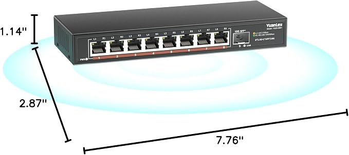 8 Port 2.5G Unmanaged Desktop Ethernet Switch - Image 8