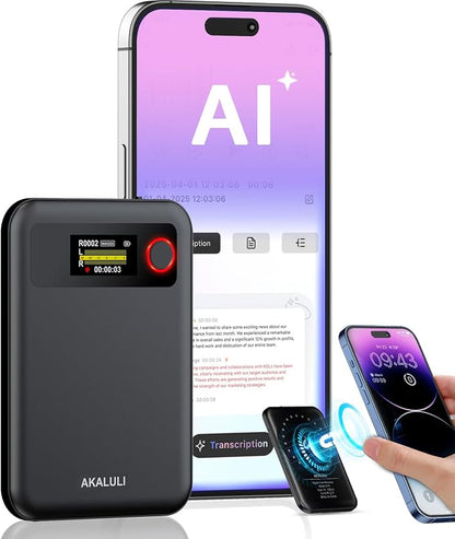 AI Voice Recorder with Transcribe Summarize: Note Voice Recorder with APP by Akaluli