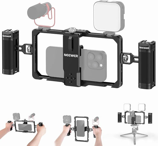 NEEWER Upgraded Phone Rig Vlogging Kit, Video Stabilizer by Neewer