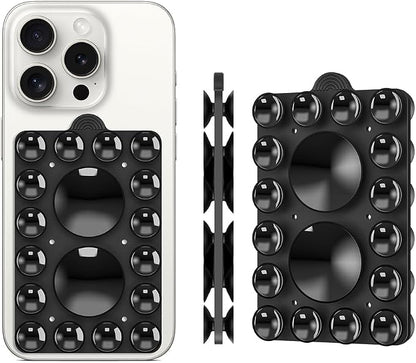 ZYCCER Double Sided Silicone Suction Phone Holder Mount, Compatible - Image 2