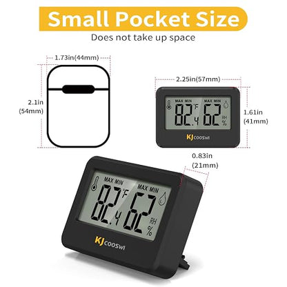 4PCS Mini Digital Hygrometer and Thermometer, Reptile Thermometer - Image 2