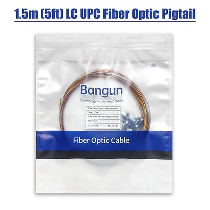 12 Strand Singlemode 9/125 LC-UPC Fiber Pigtail, Fiber Optic Pigtail, 1.5 - Image 6