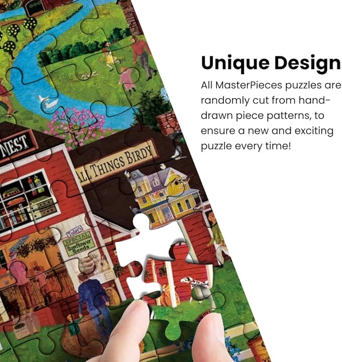 MasterPieces - 500 Piece Jigsaw Puzzle, Large EZ Grip Shapes, Free Wheeling - Image 5
