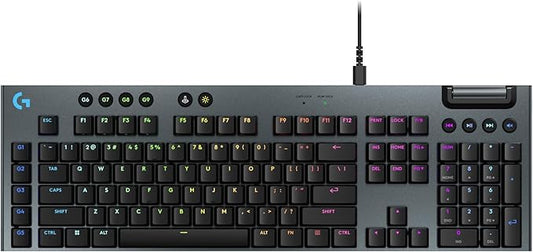Logitech G915 X Wired Mechanical Gaming Keyboard, Double-Shot PBT Keycaps by LogitechG