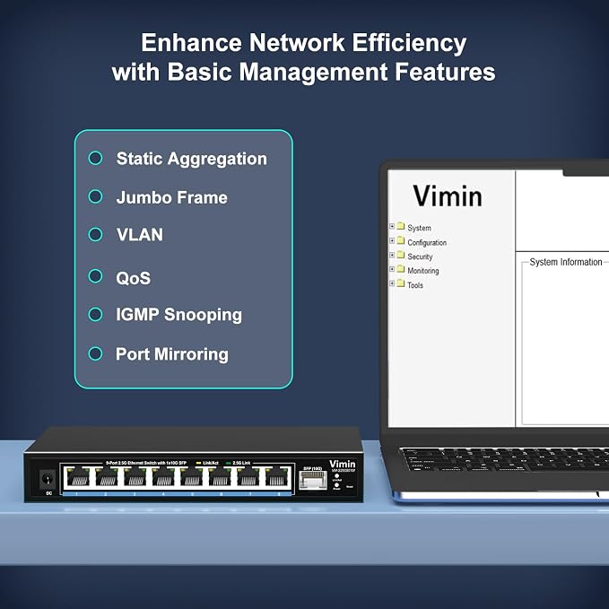 8 Port 2.5G Web Managed Ethernet Switch - Image 7