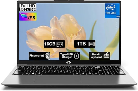15.6" FHD IPS Student-Laptop Computer by Nimo