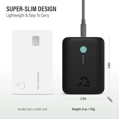 Nimble Champ Lite Portable Charger, 5200mAh Fast Charging Power Bank 15W USB C - Image 5