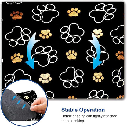 Hokafenle Mouse Pad, Cute Dog Paw Mouse Pad Design, Mouse Mat Square Waterproof - Image 6