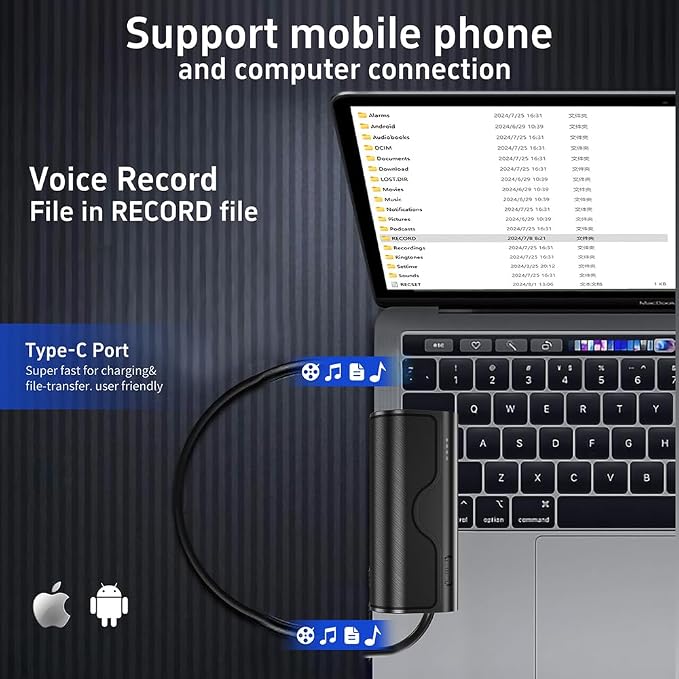 128G Magnetic Voice Recorder - Image 6