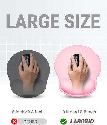 Ergonomic Mouse Pad with Wrist Rest, Large Mousepad, Office Wrist Support Mouse - Image 4