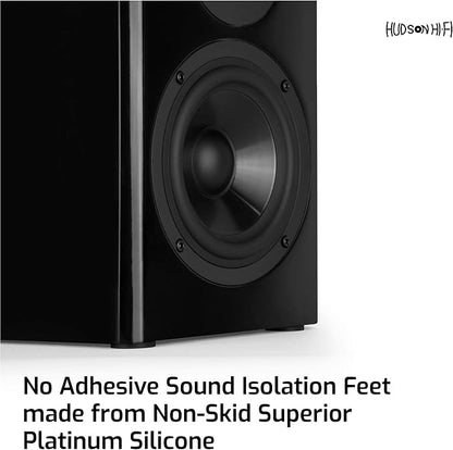 Hudson Hi-Fi 1" Platinum Silicone Isolation Dot, Non-Skid Isolation Feet - Image 4