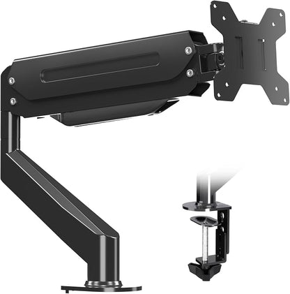 Suptek Single Monitor Mount, Adjustable Gas Spring Monitor Arm Desk Mount Stand by suptek