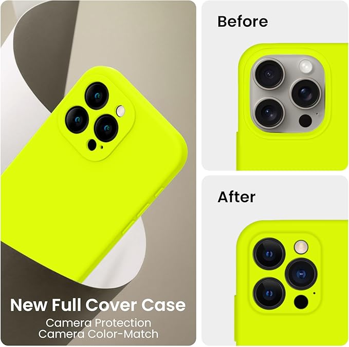 FireNova Designed for iPhone 15 Pro Case, Silicone Upgraded Phone Case with - Image 3