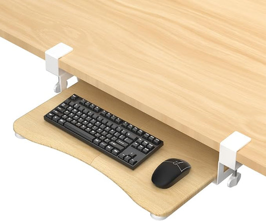 suptek Small Keyboard Tray Under Desk Pull Out by suptek
