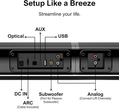 ULTIMEA 4.1ch Sound Bar for Smart TV - Image 8