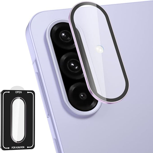 for Samsung Galaxy A36/A56 Camera Lens Protector, Individual Metal Ring by Btscase