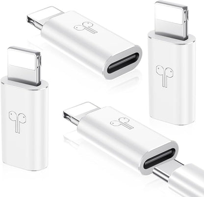 Temdan 4 Pack USB C to Lightning Adapter by Temdan