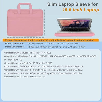 Universal Laptop Shoulder Bag 13-17.3 Inch Shockproof Briefcase - Image 2