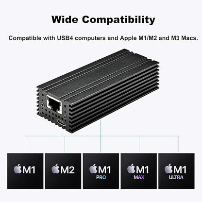 USB 4.0 Type-C 10G Ethernet Adapter, - Image 9