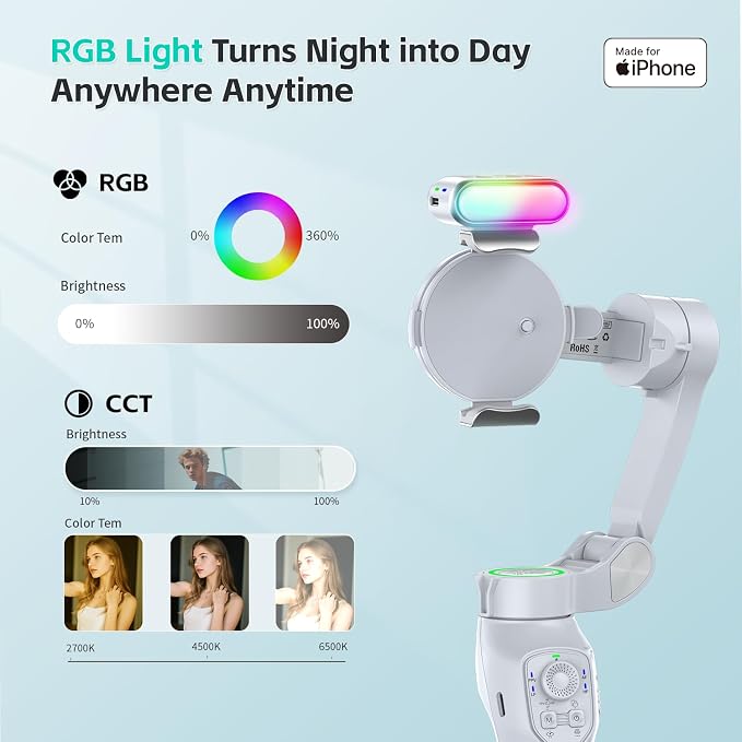 Only for iPhone, MOGO Gimbal Stabilizer - Image 4