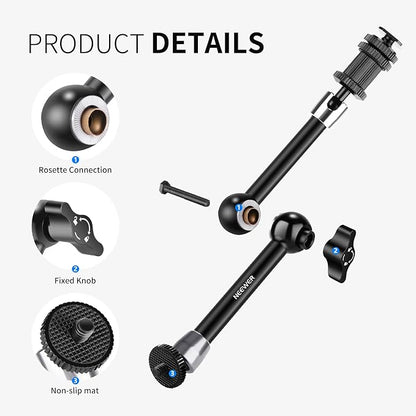 NEEWER 5.9"/15cm Adjustable Friction Magic Arm - Image 4