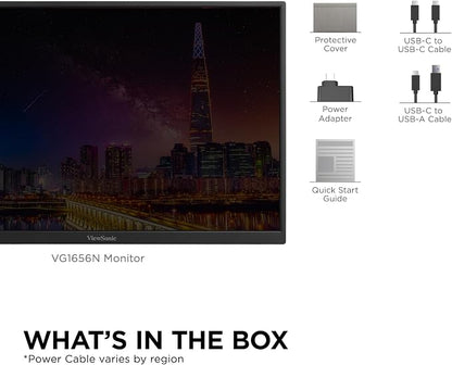 ViewSonic VG1656N 16 Inch 1200p IPS Wireless Portable Monitor - Image 9