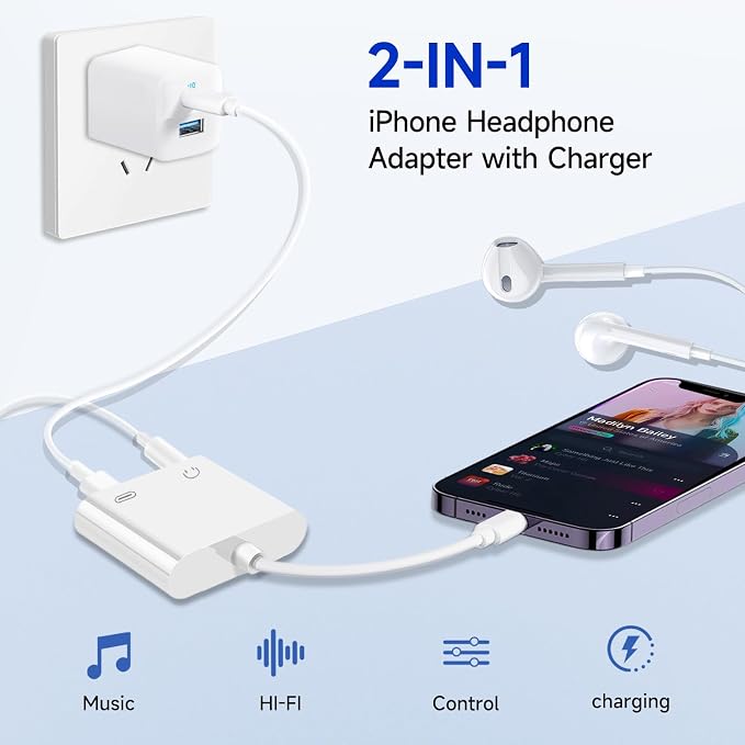 2-in-1 Charging & Audio Adapter - Image 6