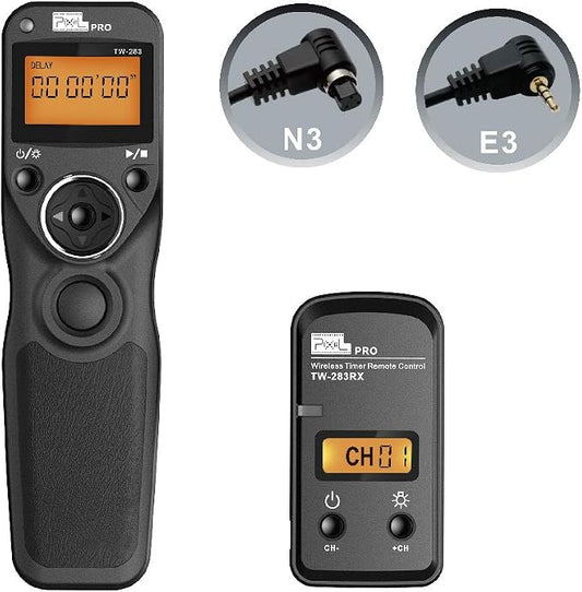 Wireless Shutter Release for Canon, Pixel TW-283 E3/N3 Wireless Remote Control by Pixel