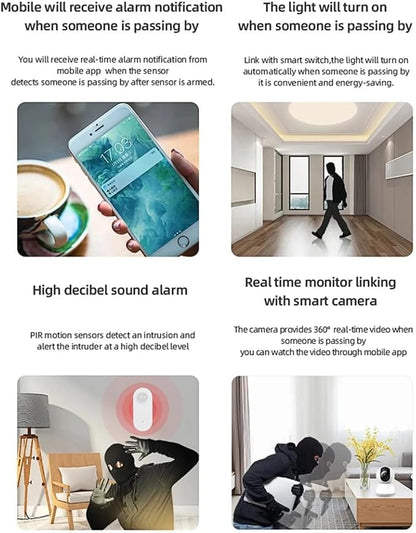 Haozee Smart Motion Sensor, Zigbee PIR Motion Sensor - Image 8