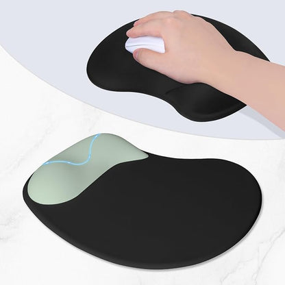ITNRSIIET Ergonomic Mouse Pad, Cushioned Gel Wrist Rest, Non-Slip Base - Image 3