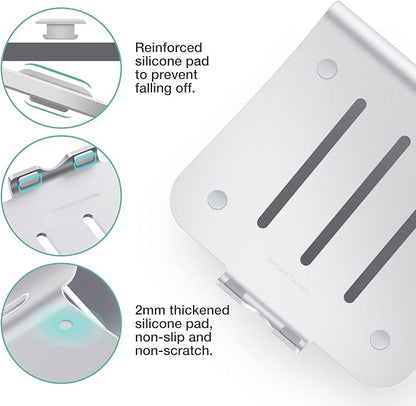 Laptop Stand, Aluminum Notebook Holder Riser Heat-Vent - Image 4