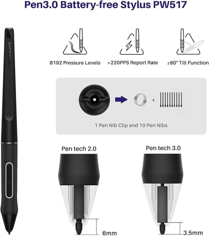 HUION Kamvas 24 QHD Drawing Tablet - Image 4