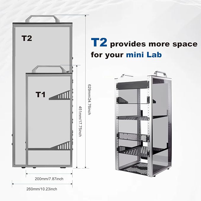 GeeekPi 12U Server Cabinet, 10 inch Server Rack - Image 2