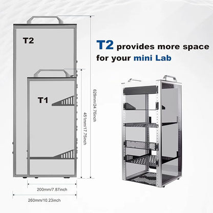 GeeekPi 12U Server Cabinet, 10 inch Server Rack - Image 2