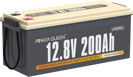 Power Queen 12V 200Ah LiFePO4 Battery by PowerQueen