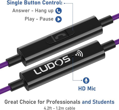 LUDOS Ultra USB C Headphones for iPhone 16 15 Pro Max Plus iPad Pro, 5 Years - Image 3
