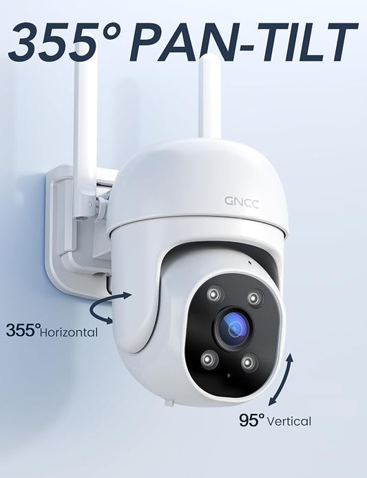 GNCC 2.4GHz Outdoor Security Camera, 1080P Cameras - Image 2