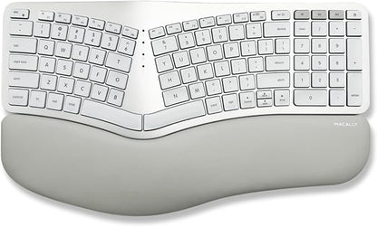Macally Bluetooth Ergonomic Keyboard, Wireless Split Keyboard, Carpal Tunnel - Image 9