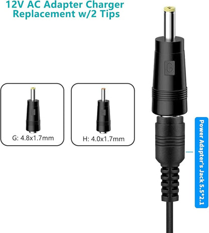 Replacement 12V AC DC Power Cord Charger - Image 3