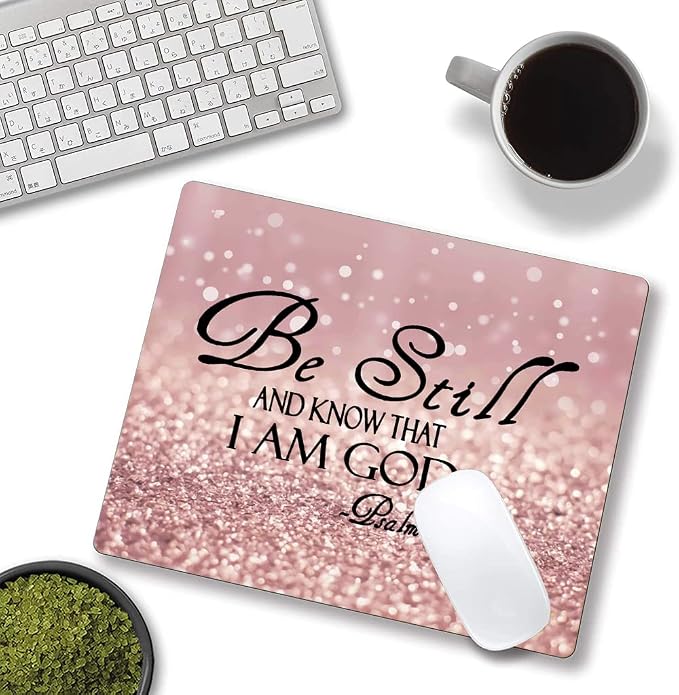 Mouse Pad, Premium-Textured Mouse Mat, Non-Slip Rubber Base Mousepad - Image 4