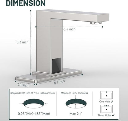 Touchless Bathroom Sink Faucet - Image 2