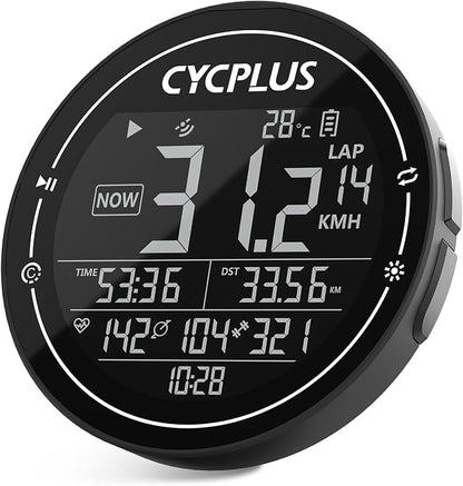 CYCPLUS GPS Bike Computer, Wireless Cycling Computer, ANT+ Bluetooth Bicycle by CYCPLUS